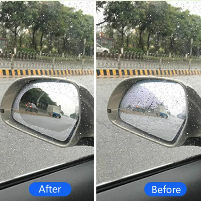 ZUSH - Car Rearview Mirror Protective Film Anti Fog Clear Rainproof Re–