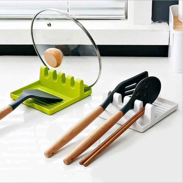 ZUSH - Spatula Rack Holder Pot Cover Storage Kitchen Utensils Rest