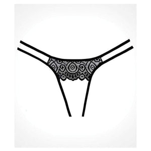 Allure Lingerie - Adore Lovestruck Panty O/S (Black) Lingerie (Non Vibration) 883045911186 CherryAffairs