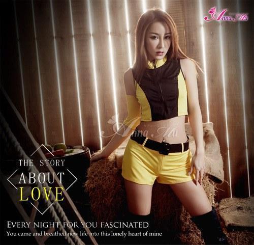 Anna Mu - Cosplay Costume Theme Party NA13030180 (Yellow) | CherryAffairs Singapore