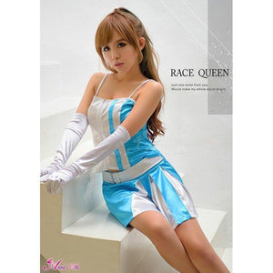 Anna Mu - Sunny Sky CheerLeader Costume Set NA14030005 (Blue) | CherryAffairs Singapore