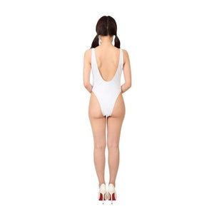 BeWith - Sexy Classic Leotard No.1 Adult Costume (White) Costumes 4573126270740 CherryAffairs