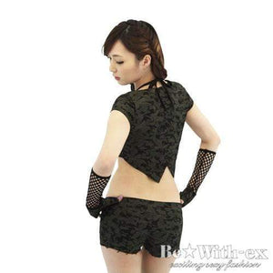 BeWith - Solid Gear Army Costume (Black) - Zush.sg