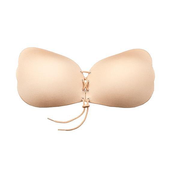 Bye Bra - Lace and Push Up Lace-It Bra Cup B (Nude) | CherryAffairs Singapore