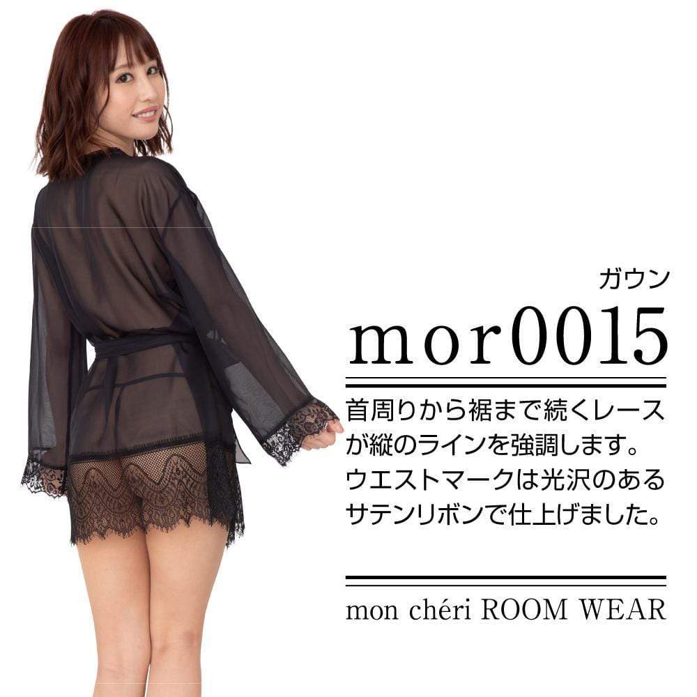 Enjoy Toys - Mon Cheri Room Wear Mor00015 Chemise (Black) Costumes 4580395732947 CherryAffairs