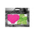 Fantasy Lingerie - Fashion Pasties Set Pack of 2 UV Reactive Neon Heart and Lace Star Pasties O/S (Green/Pink) Costumes 622637501 CherryAffairs