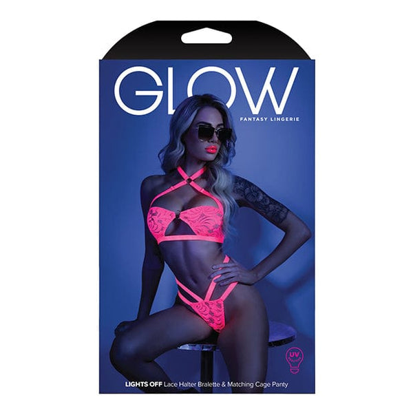 Fantasy Lingerie Glow Sweet Escape Open-Cup Cage Bra & Crotchless