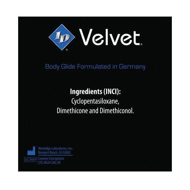 ID Lube - ID Velvet Silicone Lubricant 125ml Lube (Silicone Based) 761236501067 CherryAffairs