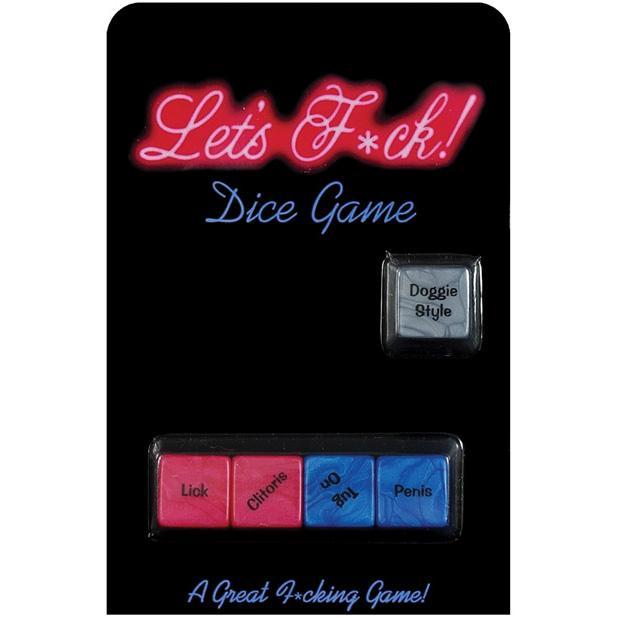 Kheper Games - Let's F*ck Dice Game (Multi Colour) | CherryAffairs Singapore