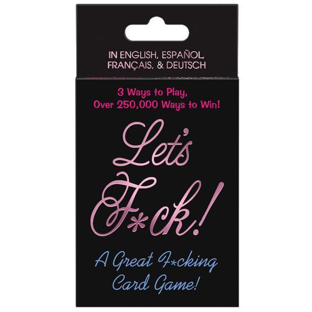 Kheper Games - Let's F*ck Card Game (Black) | Zush.sg