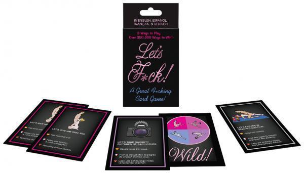 Kheper Games - Let's F*ck Card Game (Black) | CherryAffairs Singapore