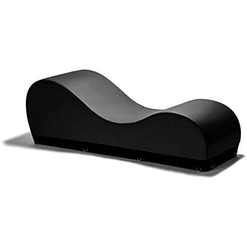 Liberator - Black Label Esse Chaise Faux Leather Claret Sex Furniture (Black) Sex Furnitures 324170101 CherryAffairs