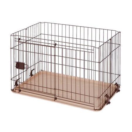 Marukan - Dog Cage Slide Door Medium Friend Circle Dog Cage 4906456540458 CherryAffairs