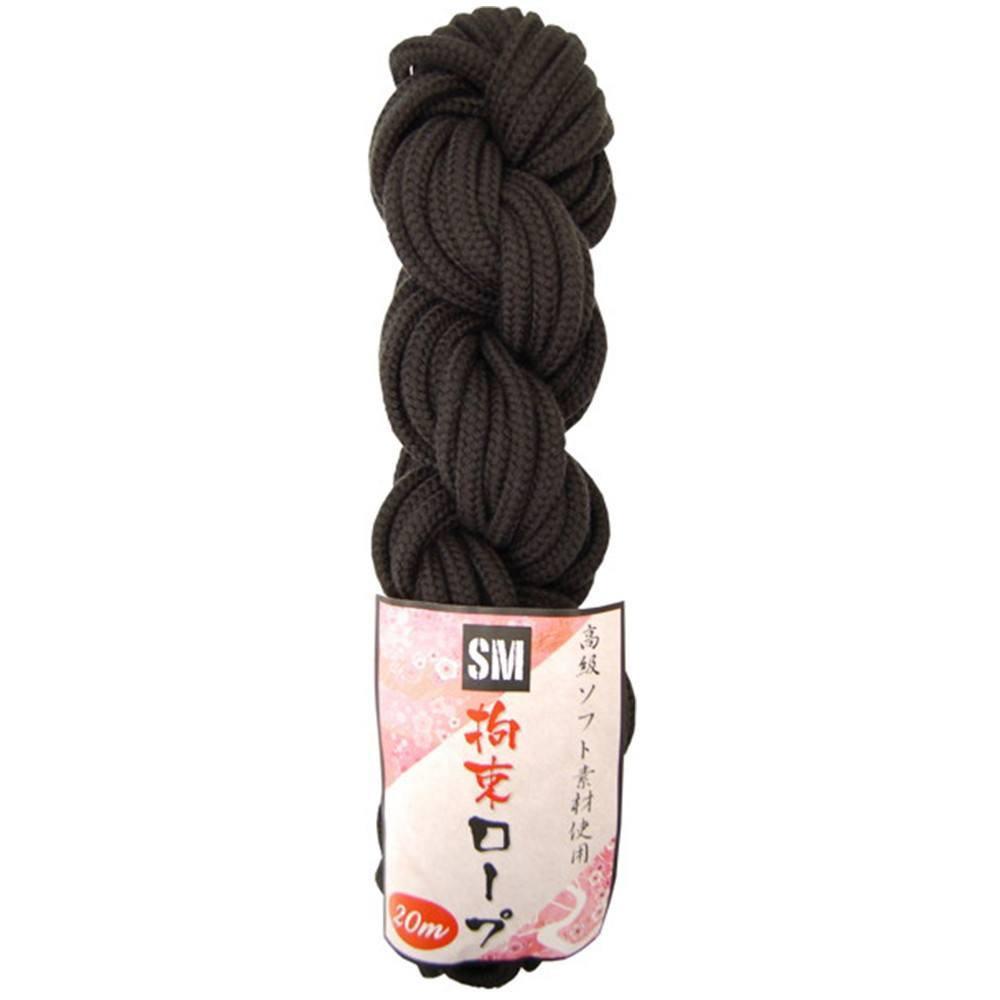 Buy SM Rope 20m Black Cotton Rope Restraint Rope Fetish Bondage