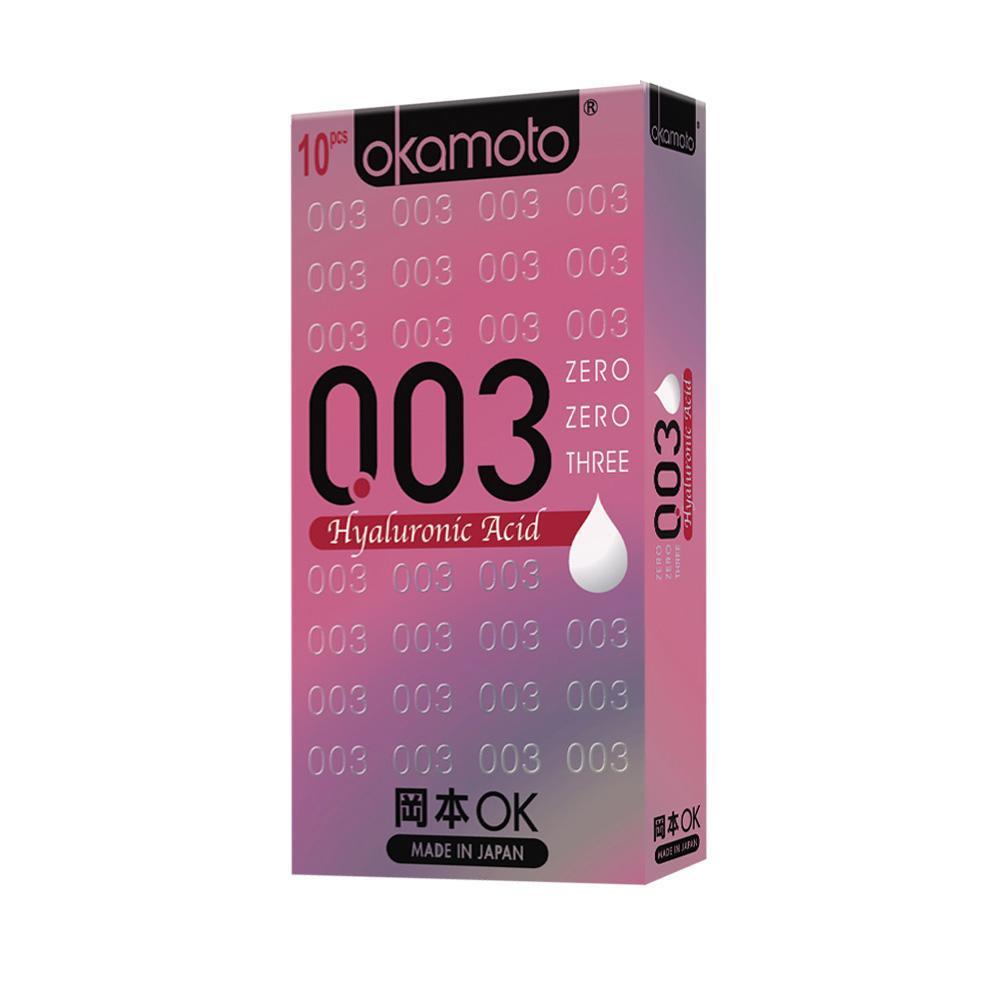 Okamoto - 003 Hyaluronic Acid Condoms 10's | Zush.sg