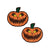 Pastease - Premium Halloween Scary Pumpkin Pasties Nipple Covers O/S (Orange) Nipple Covers 694536305762 CherryAffairs