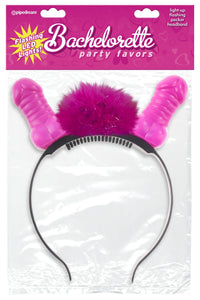 Pipedream - Bachelorette Party Favors Pecker Flashing Headband (Pink) | CherryAffairs Singapore