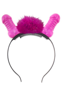 Pipedream - Bachelorette Party Favors Pecker Flashing Headband (Pink) | CherryAffairs Singapore