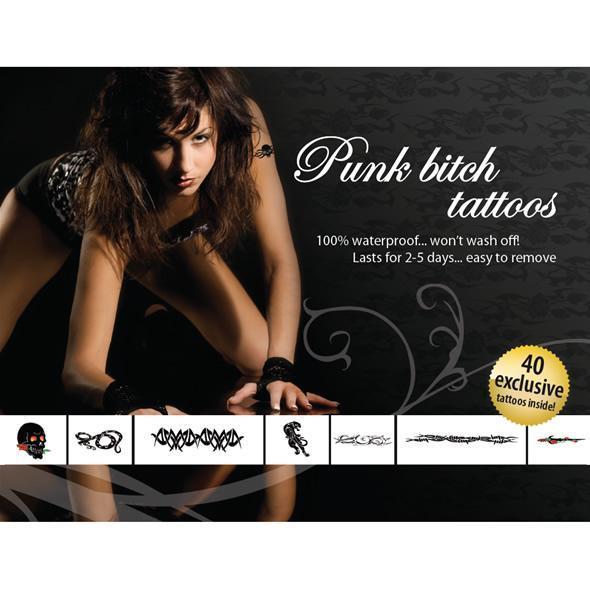 Punk Bitch Tattoo Set - Zush.sg