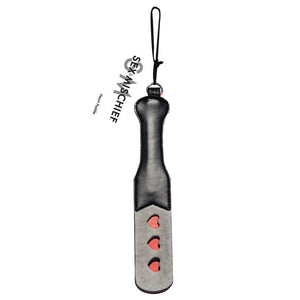 S&M - Sex and Mischief Heart Paddle BDSM (Black) Paddle CherryAffairs