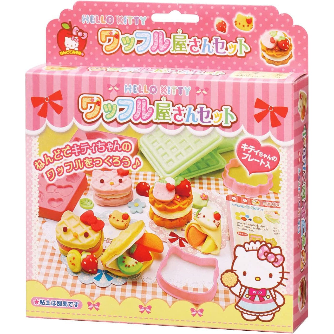 Silver Bird - Kincho Gintori Sangyo Hello Kitty Wheat Clay Mold Set Playdoh Mold 4973107880300 CherryAffairs