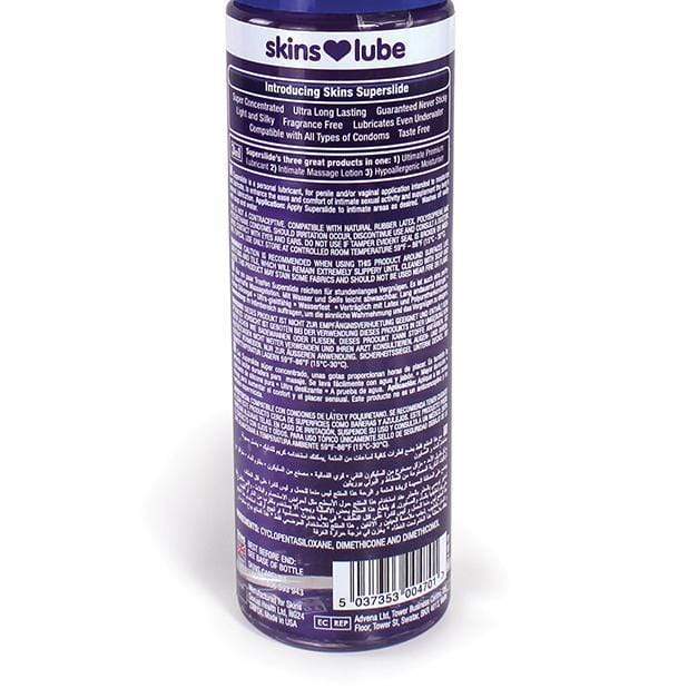 Skins - Superslide Silicone Based Lubricant 4.4oz Lube (Silicone Based) 5037353004701 CherryAffairs