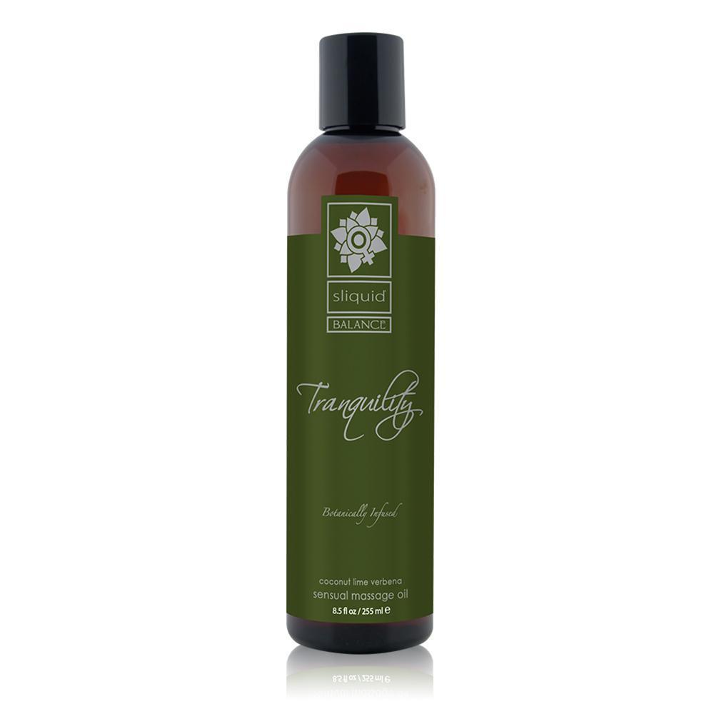 Sliquid - Balance Coconut Lime Verbena Tranquility Massage Oil 8.5 oz | Zush.sg