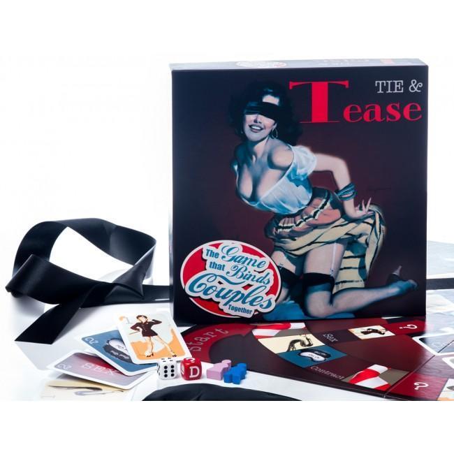 Tease - Tie and Tease Couple Board Game | Zush.sg